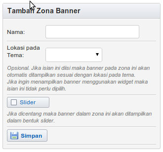 Form Zona Banner