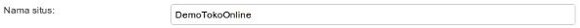 Konfigurasi Nama Situs